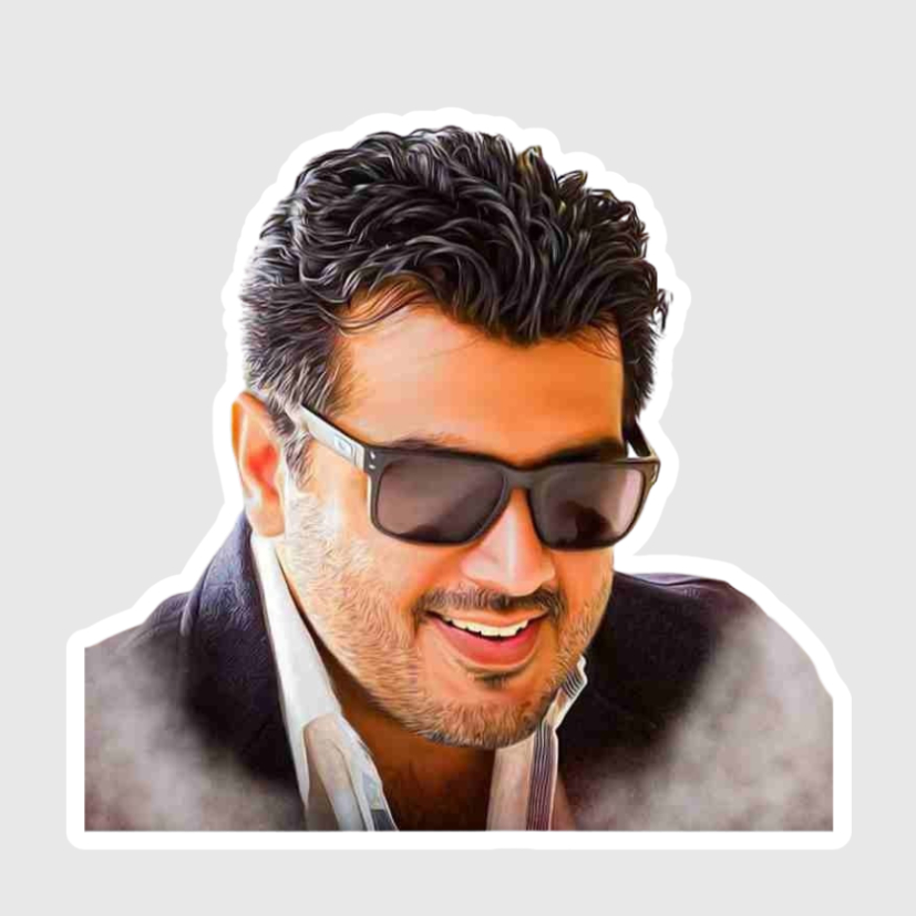 Super Star Ajith Kumar Stickers | Shopee Malaysia