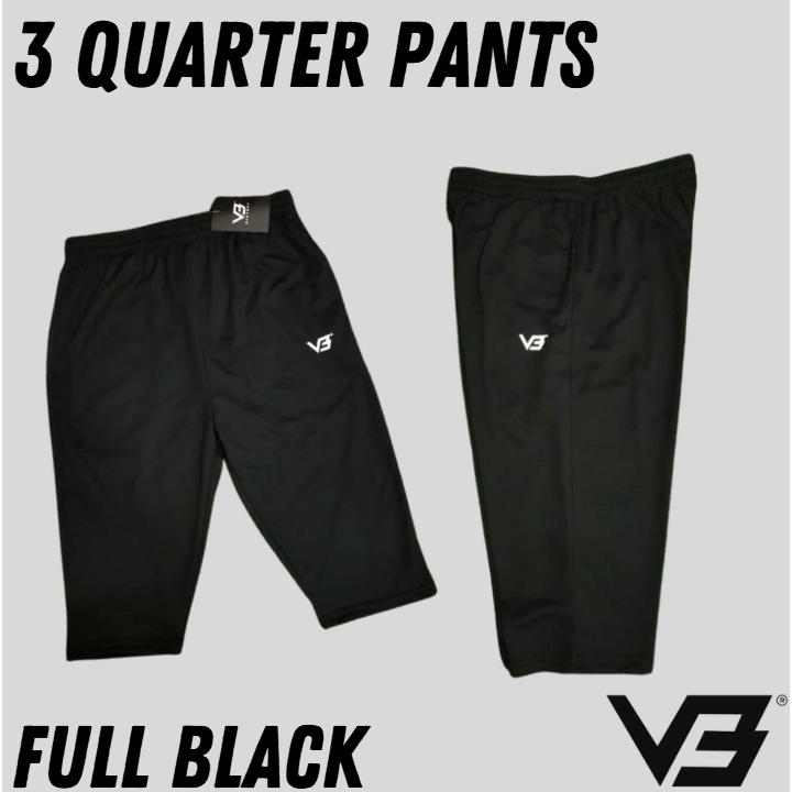 Track bottom 3 Quater V3 Sports Full black colou Light Weight Fast Dry ...