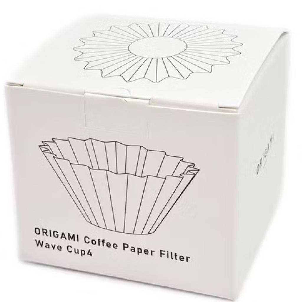 Origami Paper Filter Wave 4 cups (50 pcs) | Shopee Malaysia