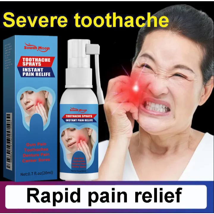 South Moon Toothache Spray Can Stop Toothache Gum Swelling And Pain ...