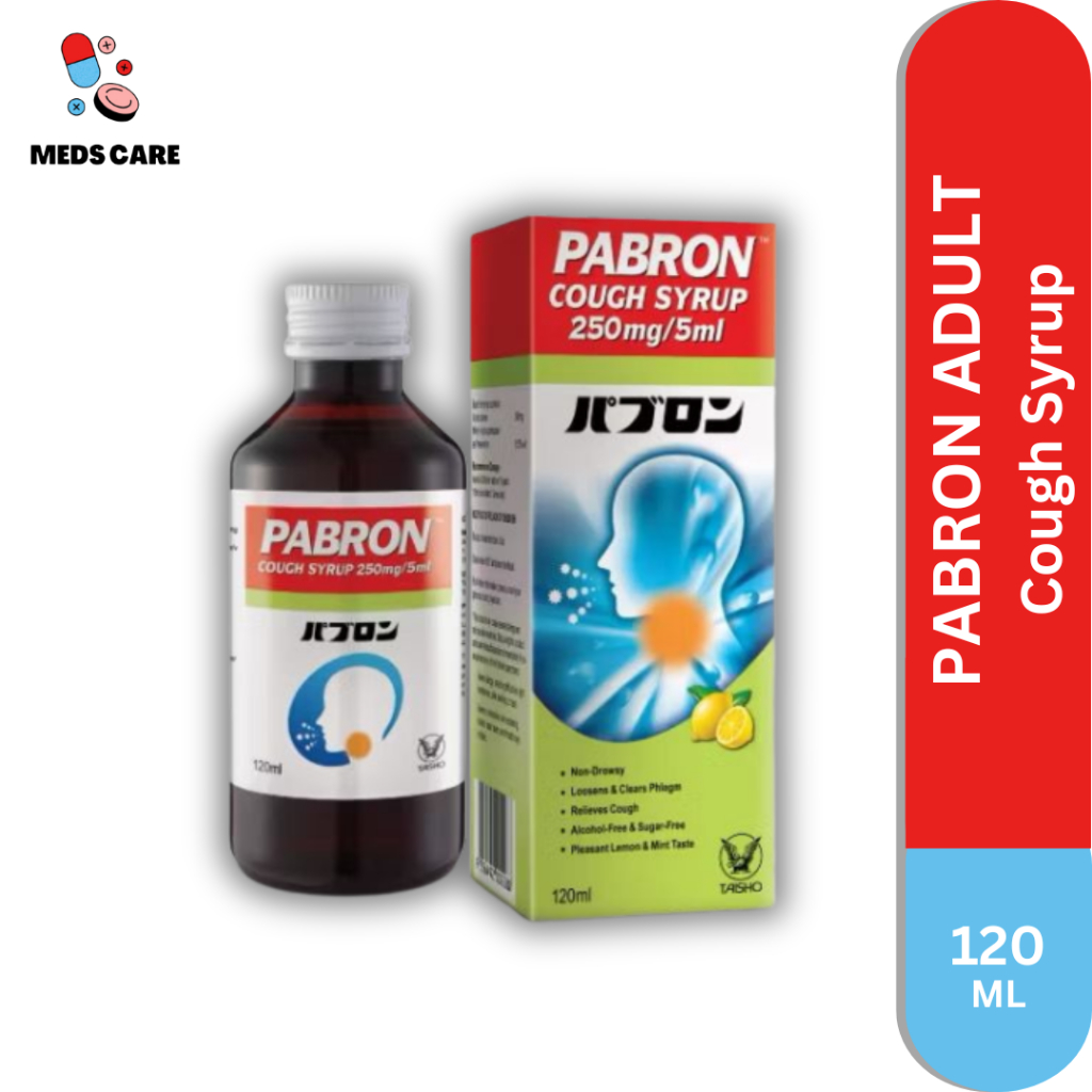 Pabron Cough Adult Syrup 250mg/5ml 120ml | Shopee Malaysia