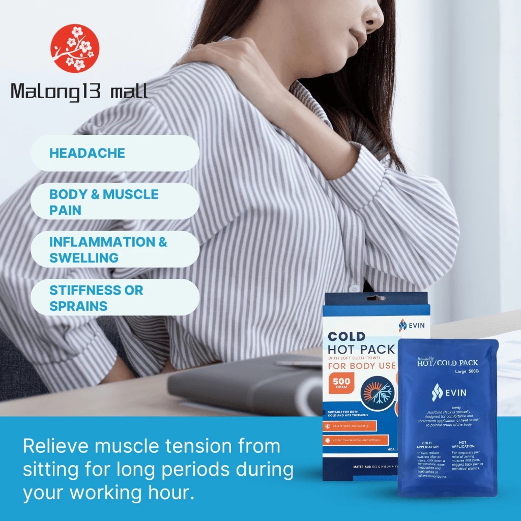 Reusable Hot Cold Gel Pack 30x20cm, 600g Flexible Compress for Muscle ...