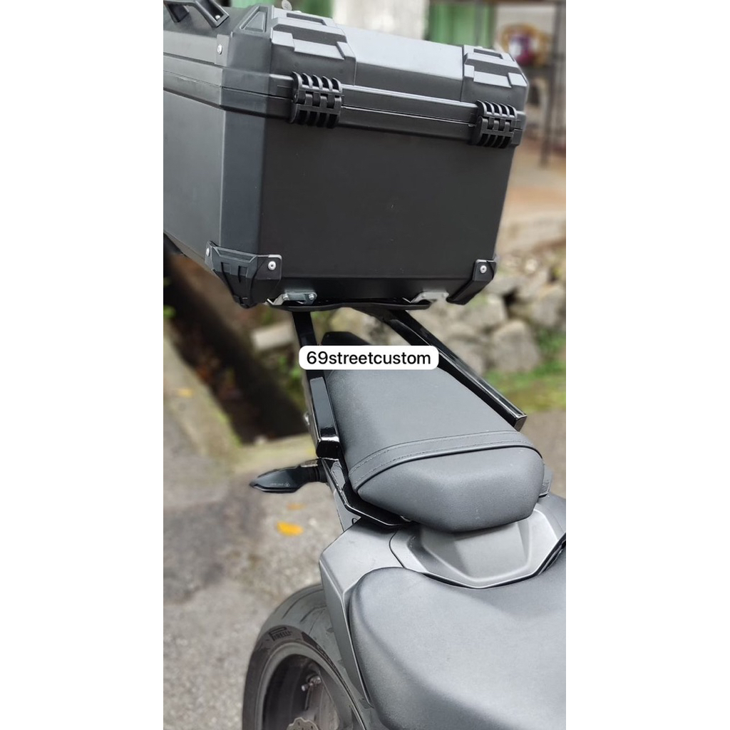 Yamaha MT07 V1 | V2 Super Heavy Duty Monorack | Top Box Rack | Shopee ...