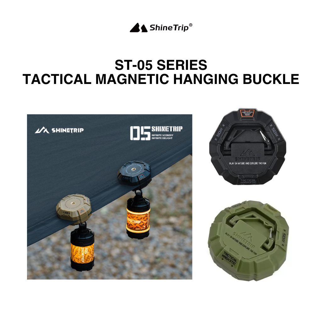 SHINETRIP ST-05 Series Tactical Magnetic Hanging Buckle Clip Hook A550 ...