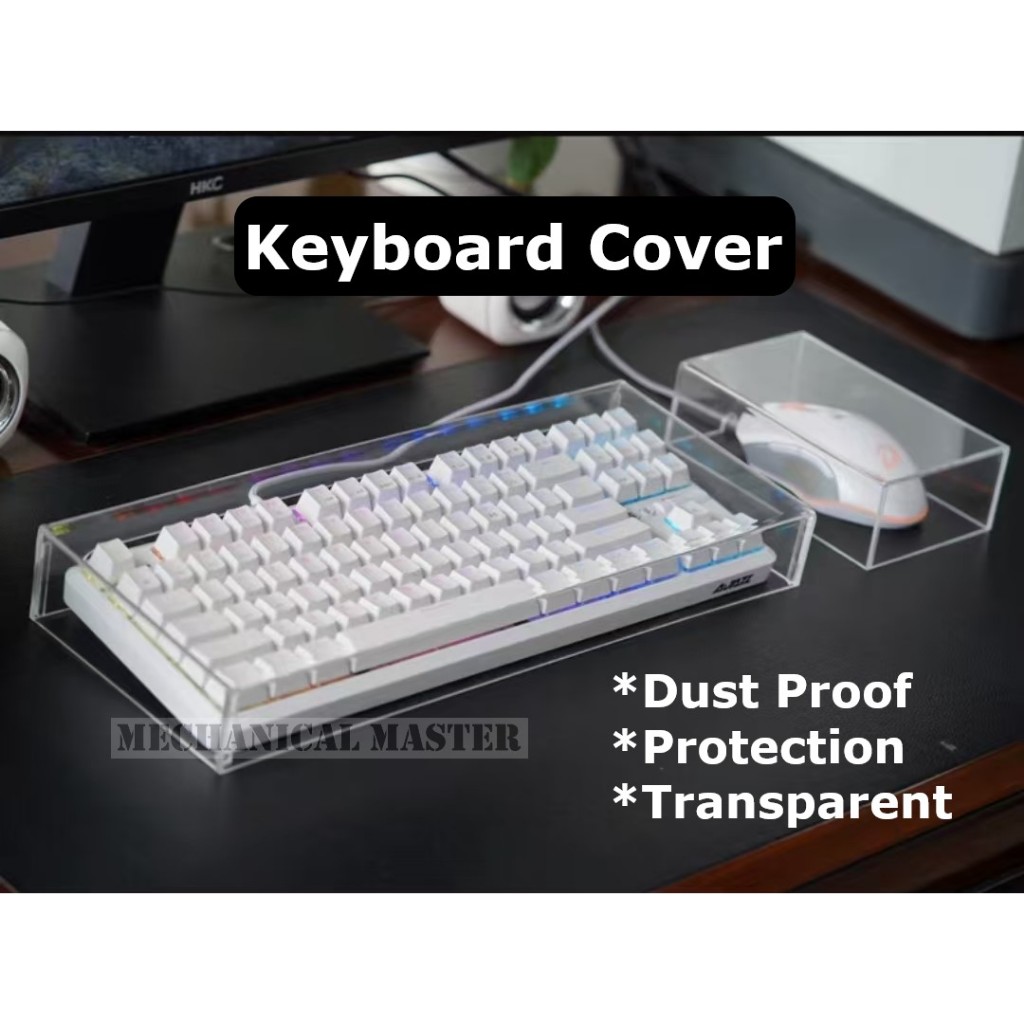 Acrylic Keyboard Cover Transparent Protective Case Mechanical Keyboard ...