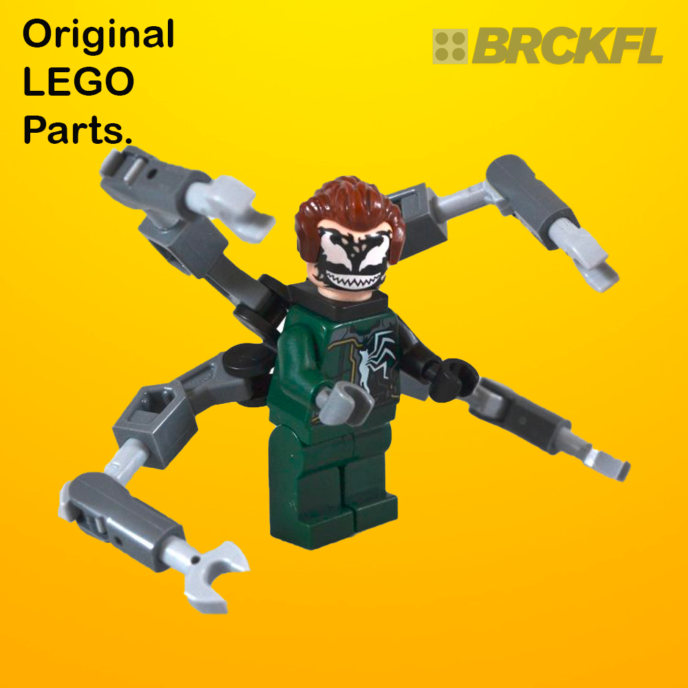 Genuine LEGO Minifigure [MFG] (Marvel) Doc Ock - Dark Green Suit Half ...