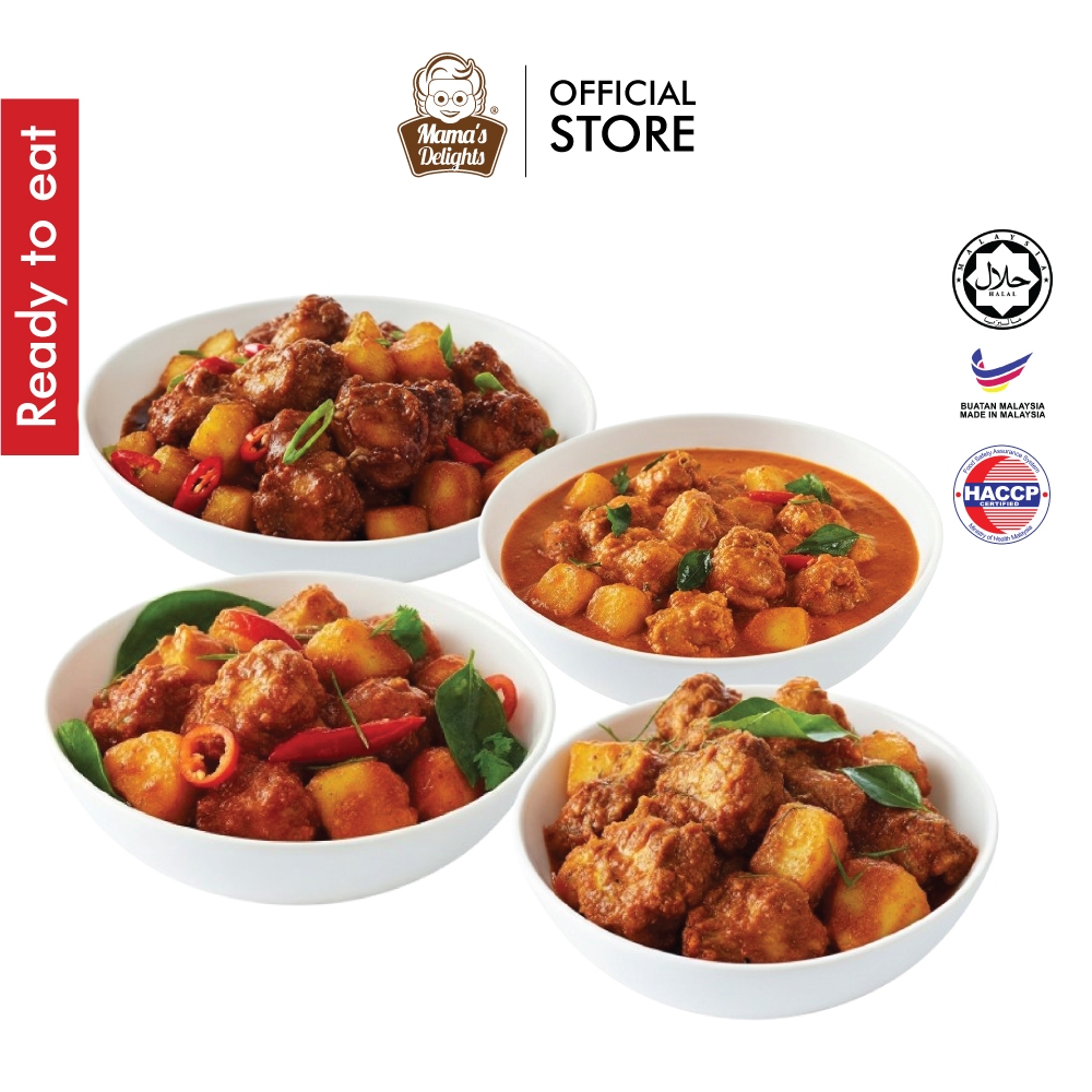 🏆【HALAL】 Lauk | Ready to Eat RTE - 140gram (instant food/makanan ...