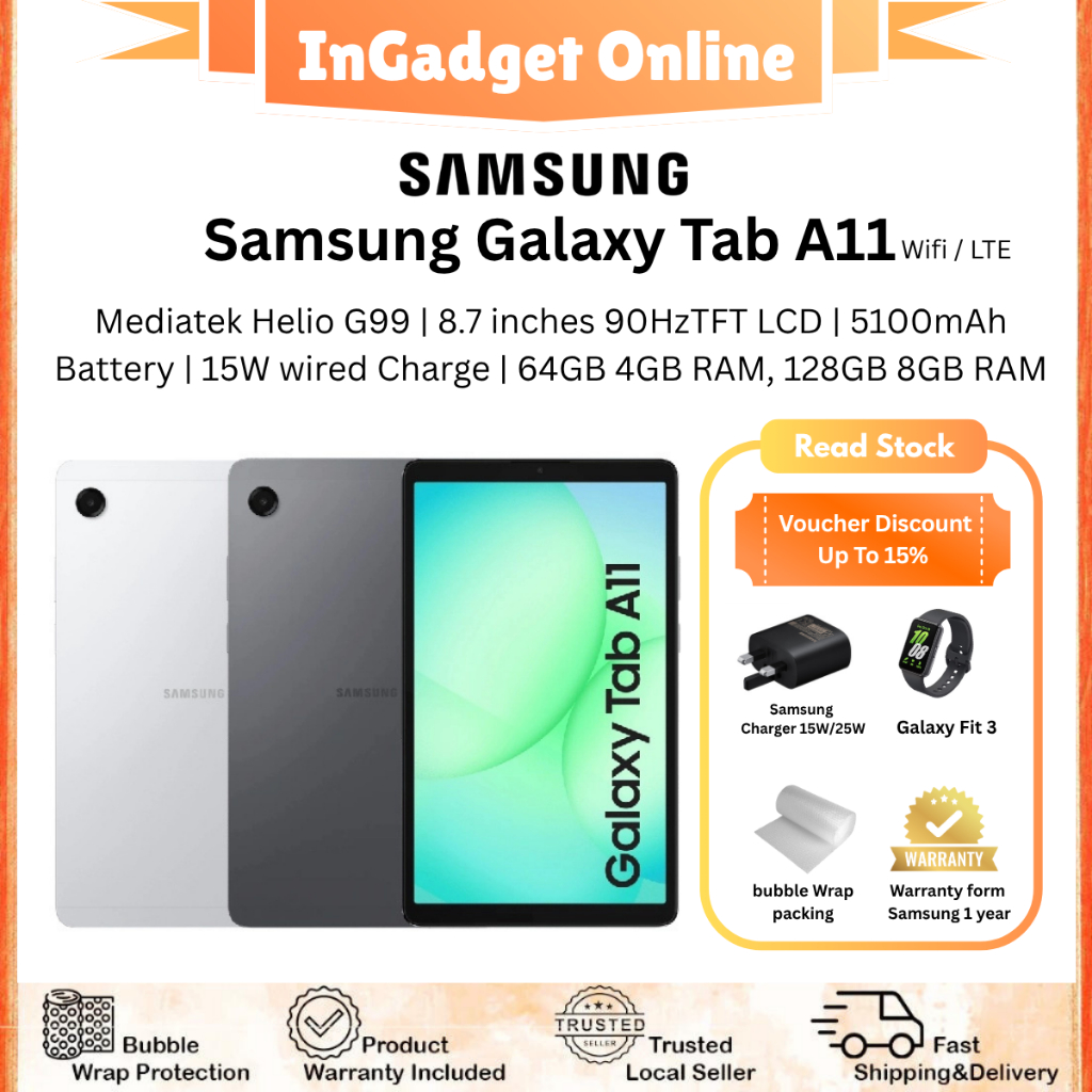 [PROMO] Samsung Galaxy Tab A11 Wifi / LTE | 8.7 inches 90HzTFT LCD ...