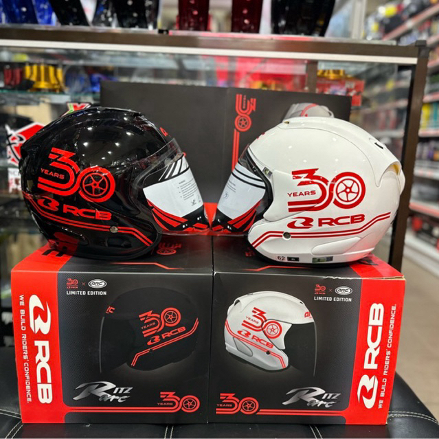 LIMITED EDITION -Helmet ARC RITZ RCB 30Th Anniversary | Shopee Malaysia