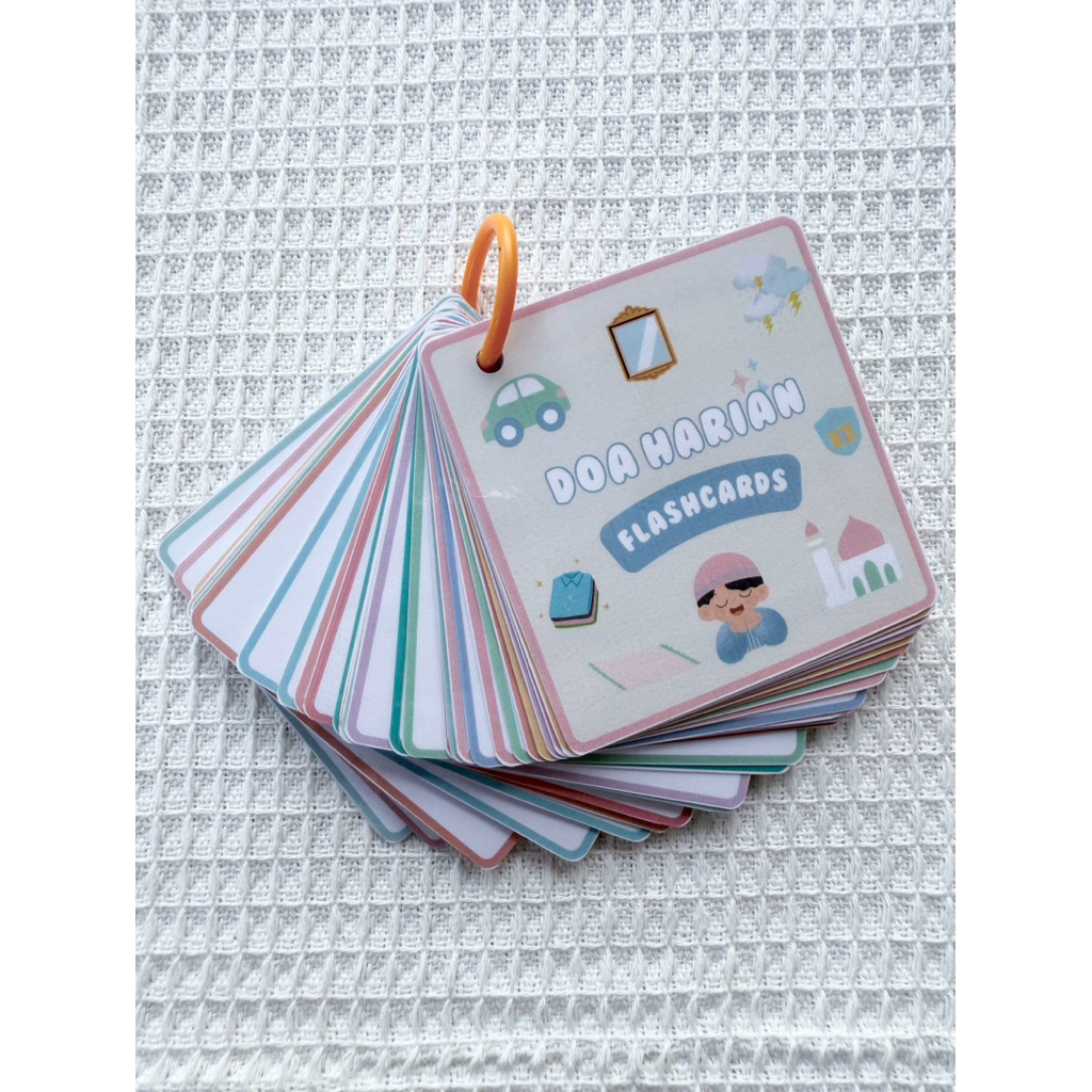 Flashcard Doa Pendek Kanak-Kanak | Kad Doa Harian Anak | Shopee Malaysia