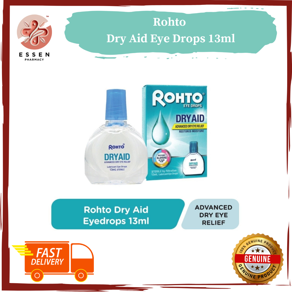 Rohto Dry Aid Eye Drops 13ml | Shopee Malaysia