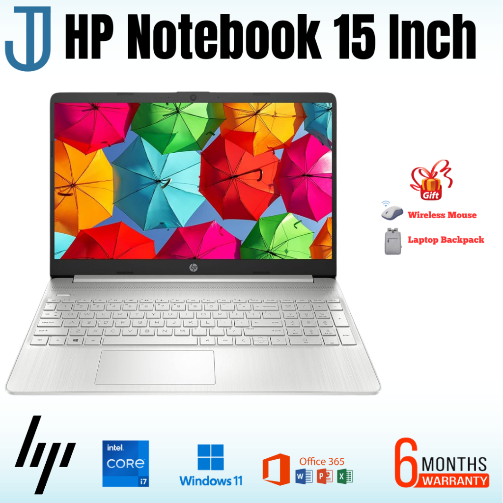 HP Notebook 15 Inch | Intel Core i7 -11Th Gen | 32GB RAM /512GB SSD ...