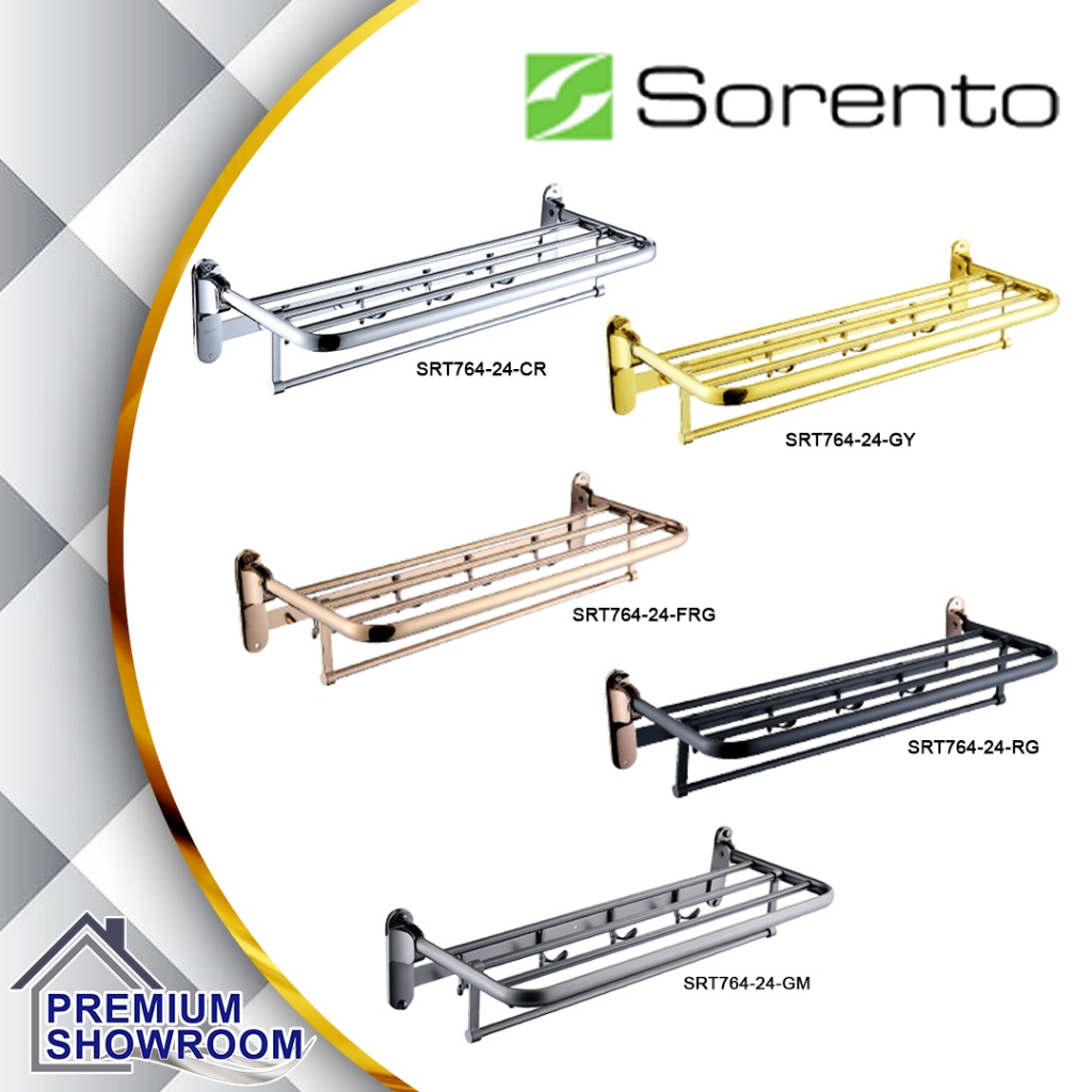 SORENTO Towel Rack 62CM / Stainless Steel 304 HEAVY DUTY Bathroom ...