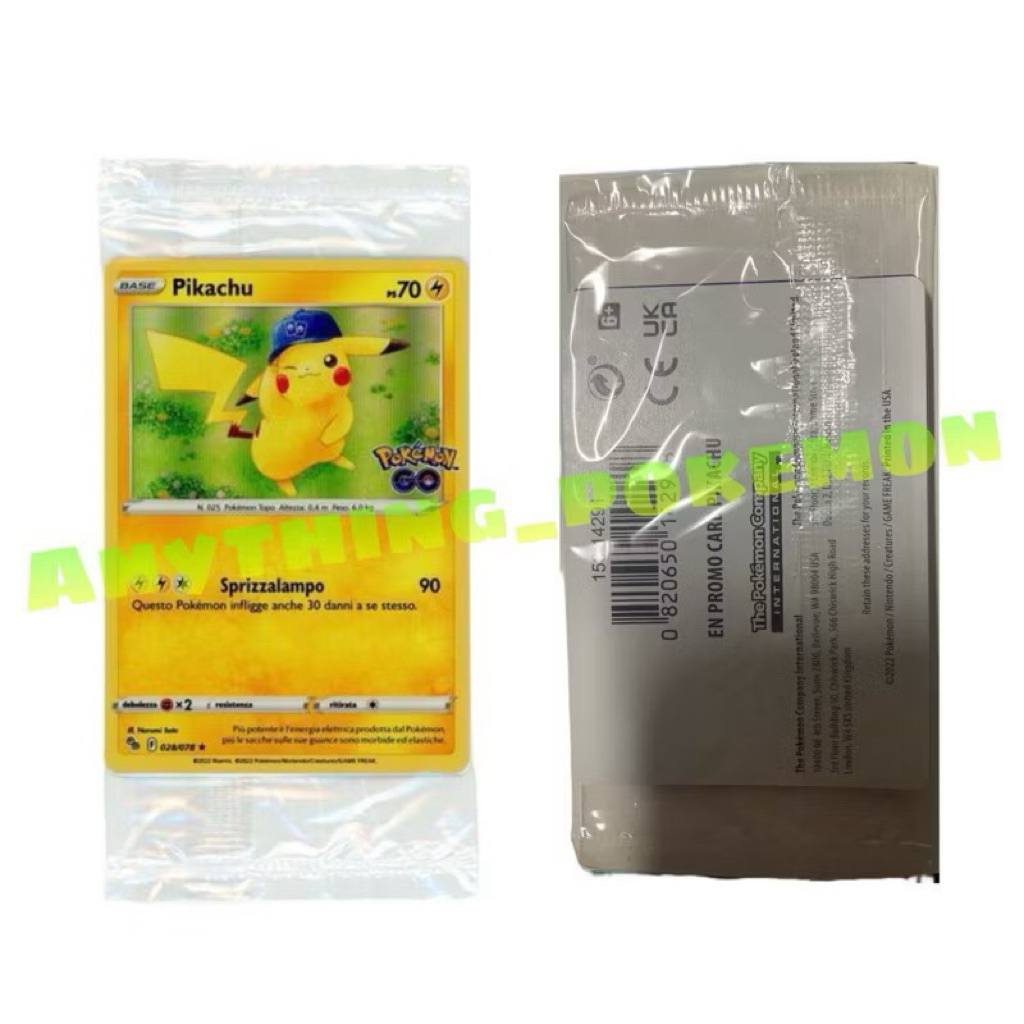 Pokemon Card - Pikachu (028/078) - PROMO SEALED - Pokemon Go | Shopee  Malaysia