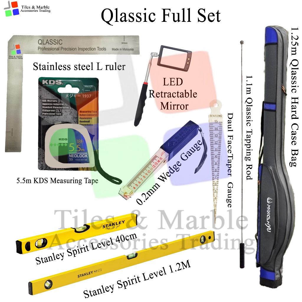 Qlassic tools full set qlassic tapping rod qlassic bag Stanley spirit ...
