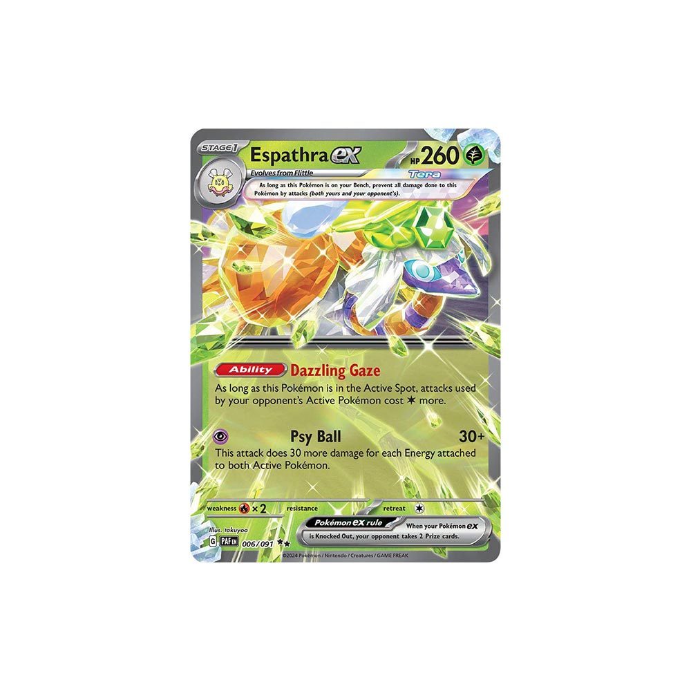 espathra pokemon card value Pokemon Scarlet and Violet Paldean Fates Espathra Ex #214/091 Shiny Ul   Rotterdam Comics