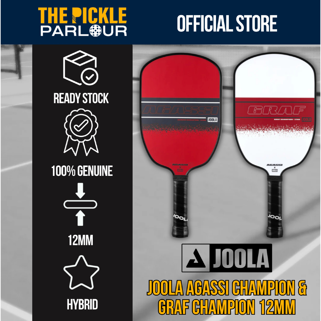 [READY STOCK] Joola Agassi/Graf Champion Set Pickleball Paddle Racket ...