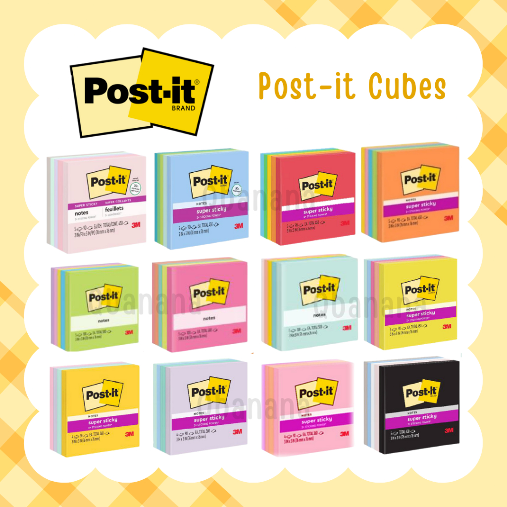 3M Post-It Super Sticky Notes (Original) | Shopee Malaysia