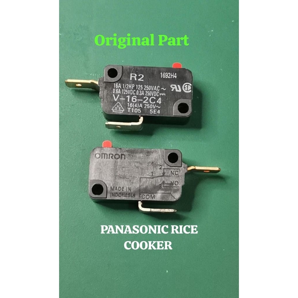 PANASONIC RICE COOKER 2PIN MICRO SWITCH ORIGINAL PART | Shopee Malaysia