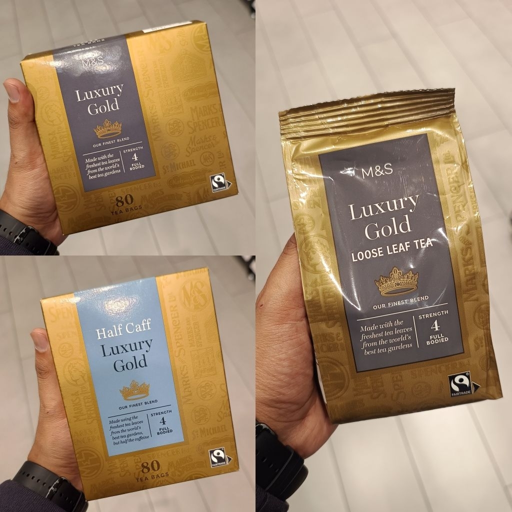 M&S Marks & Spencer FairTrade Luxury Gold Tea - Loose/Teabag | Shopee ...