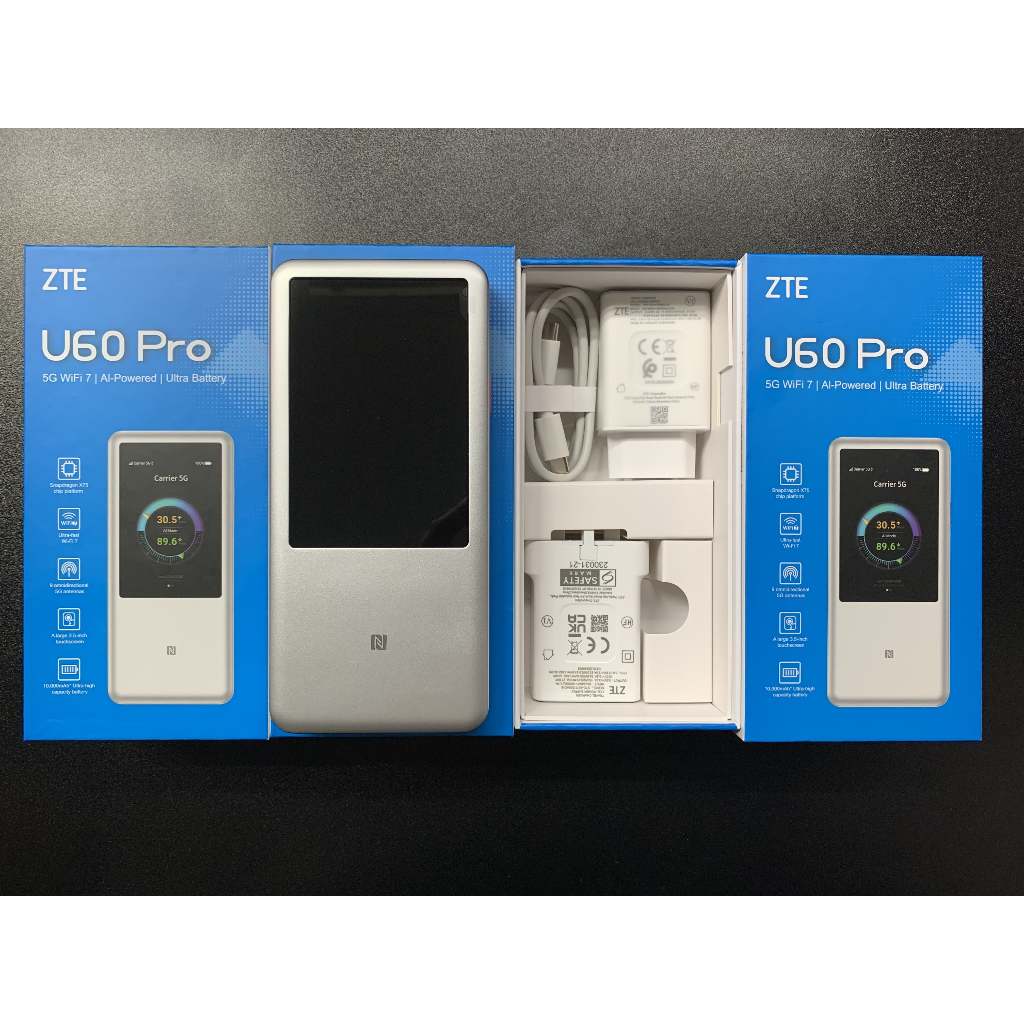 ZTE MU5250 U60 Pro 5G 4G+ Lock Band Wi-Fi 7 3.5-inch touchscreen (CAN'T ...