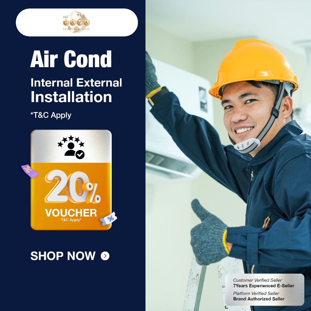 INSTALLATION Air Conditioner Package Service Aircond 空调安装 Pemasangan ...