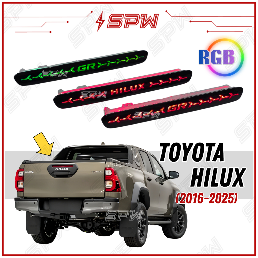 Toyota Hilux Revo Rocco Rogue (2016-2025) 3rd Third Brake Light Trunk ...