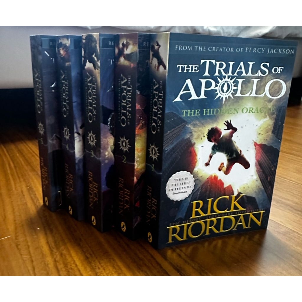 The Trials Of Apollo by Rick Riordan Volume 1-5 | Shopee Malaysia