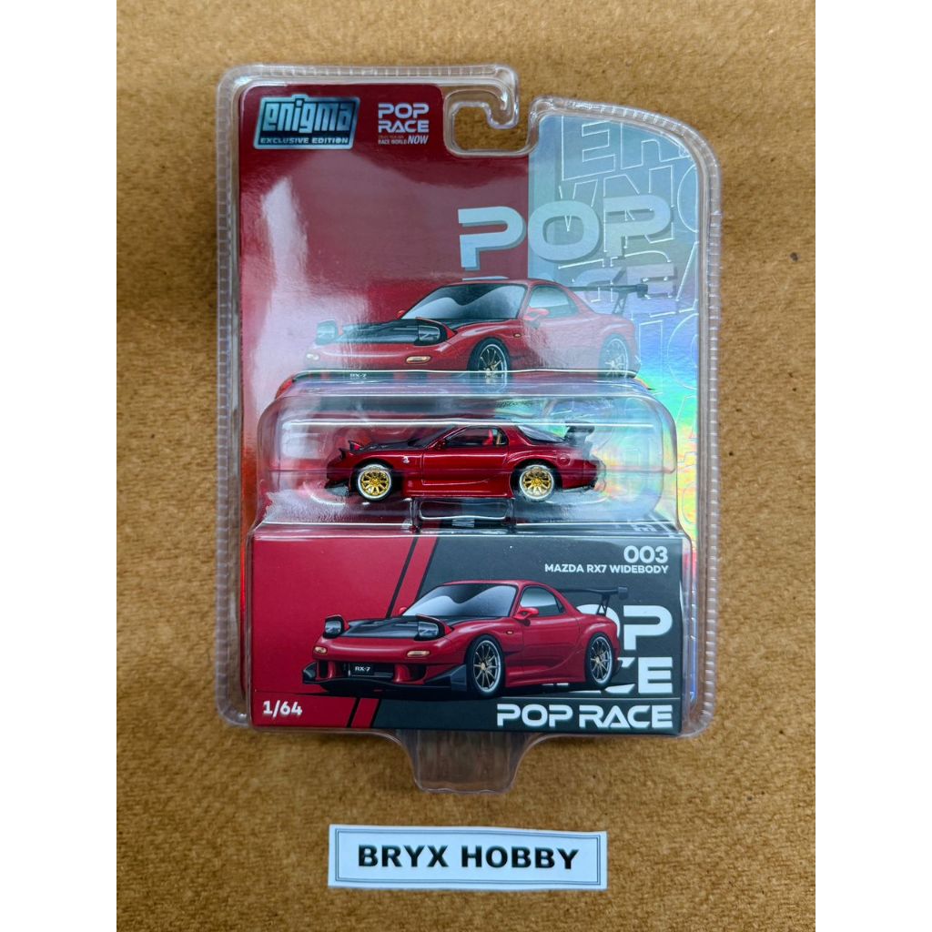 [CHASE] Pop Race Mazda RX-7 (FD3S) Widebody #PRE003 Metallic Red In ...