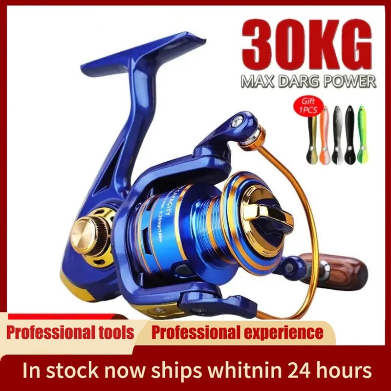 Reel Pancing Spinning Premium 12BB, 1000-4000 Model dengan Gear Ratio 5 ...