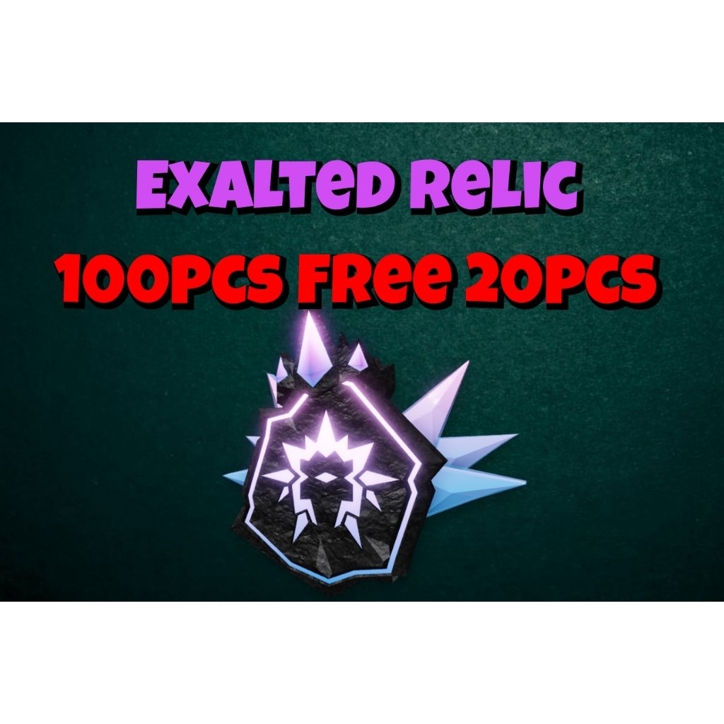 Exalted Relic 100 pcs Free 20 Pc Game | Shopee Malaysia