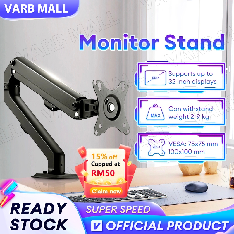 Monitor Stand Arm Suporet 17-32 inch monitor Laptop Stand 360° Multi ...