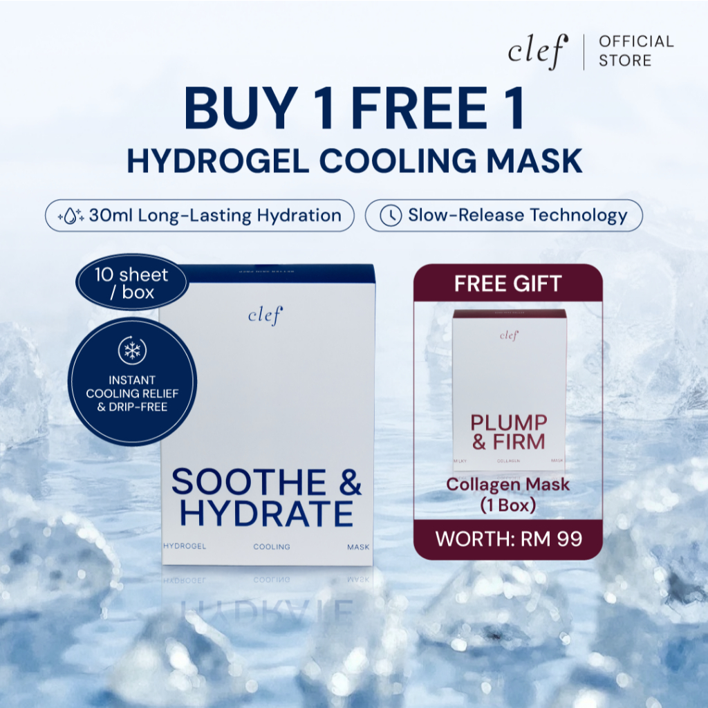 [LUWIS & ANRETTA] CLEF Hydrate Hydrogel Cooling Mask/ Firm Collagen ...