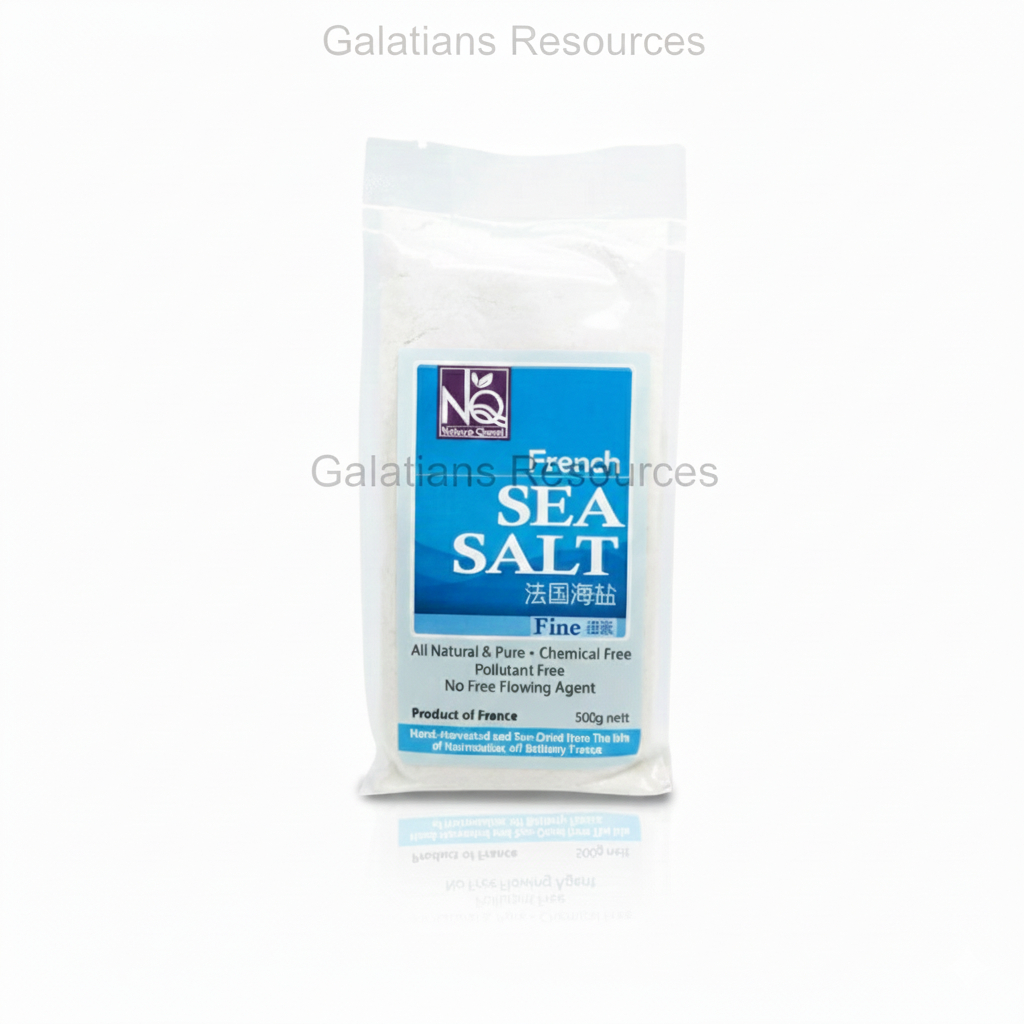 French Fine Sea Salt 500g – Natural Mineral-Rich, Hand-Harvested, Pure ...
