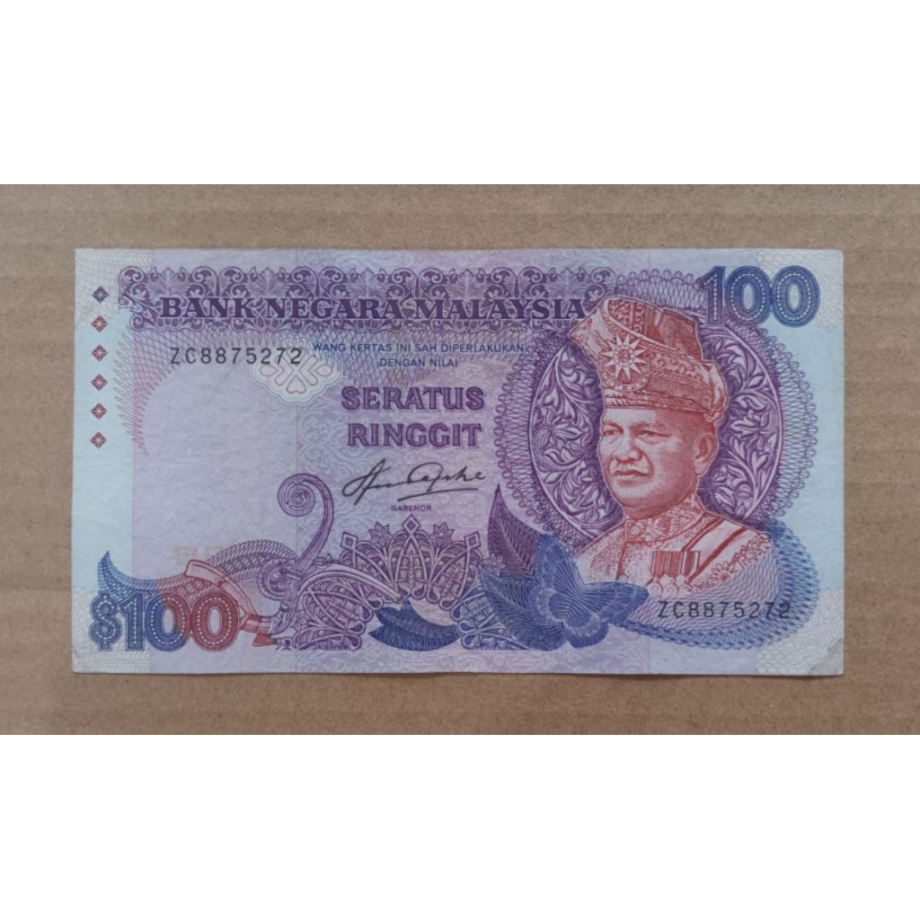 Malaysia Old Series RM100 Old Banknote Siri 5 For Collection Only ...