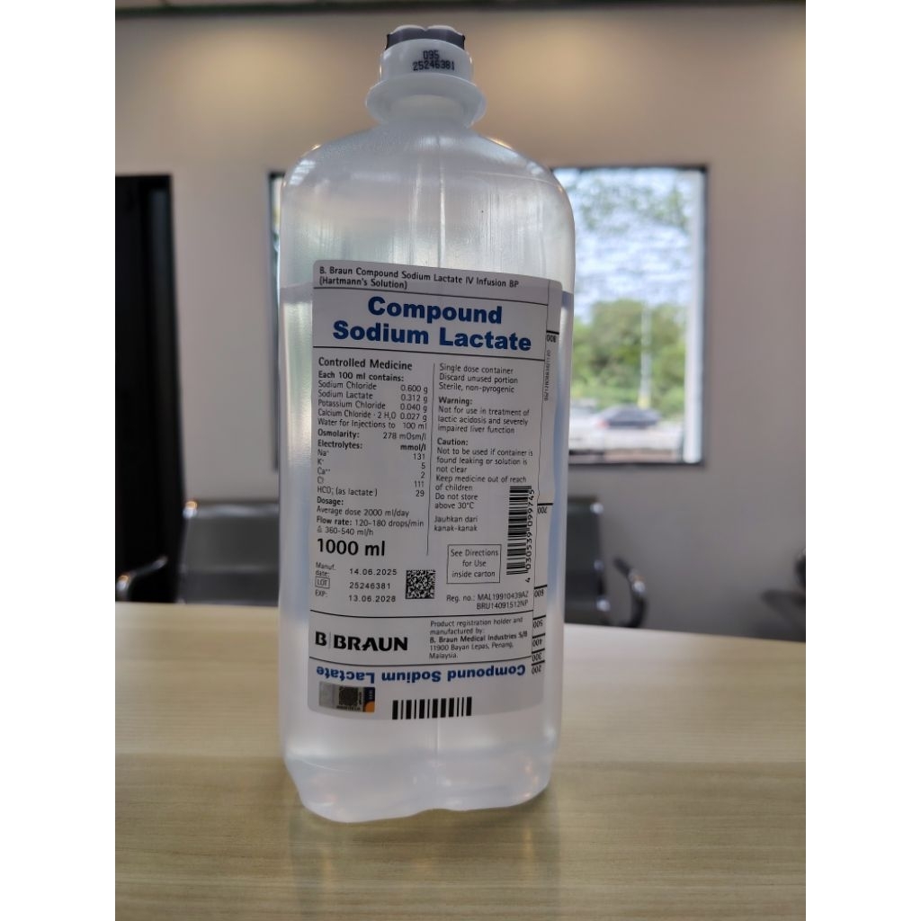 Lactated Ringer Solution 1L 💓 | Shopee Malaysia