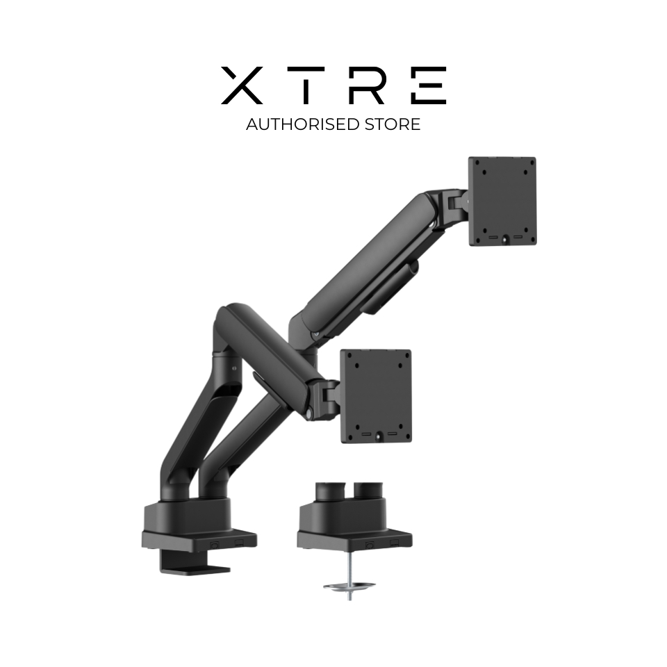 XTRE - Arc Dual Monitor Arm | Shopee Malaysia