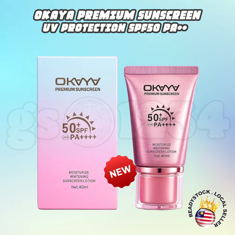 (exp 2028) T'BARU OKAYA PREMIUM SUNSCREEN UV PROTECTION SPF50 PA+ ...