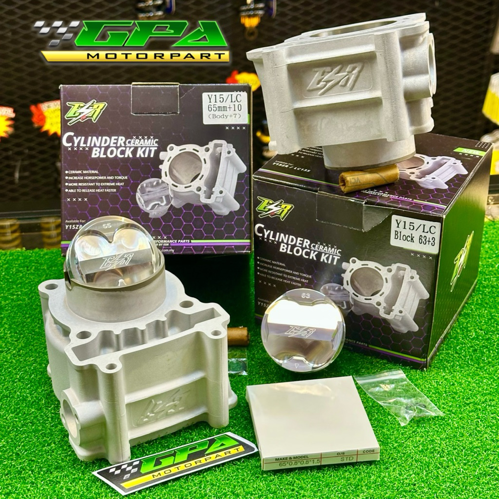 ESR RACING BLOCK FJN NEW PISTON VERSION LC135 Y15 PISTON ESR | Shopee ...