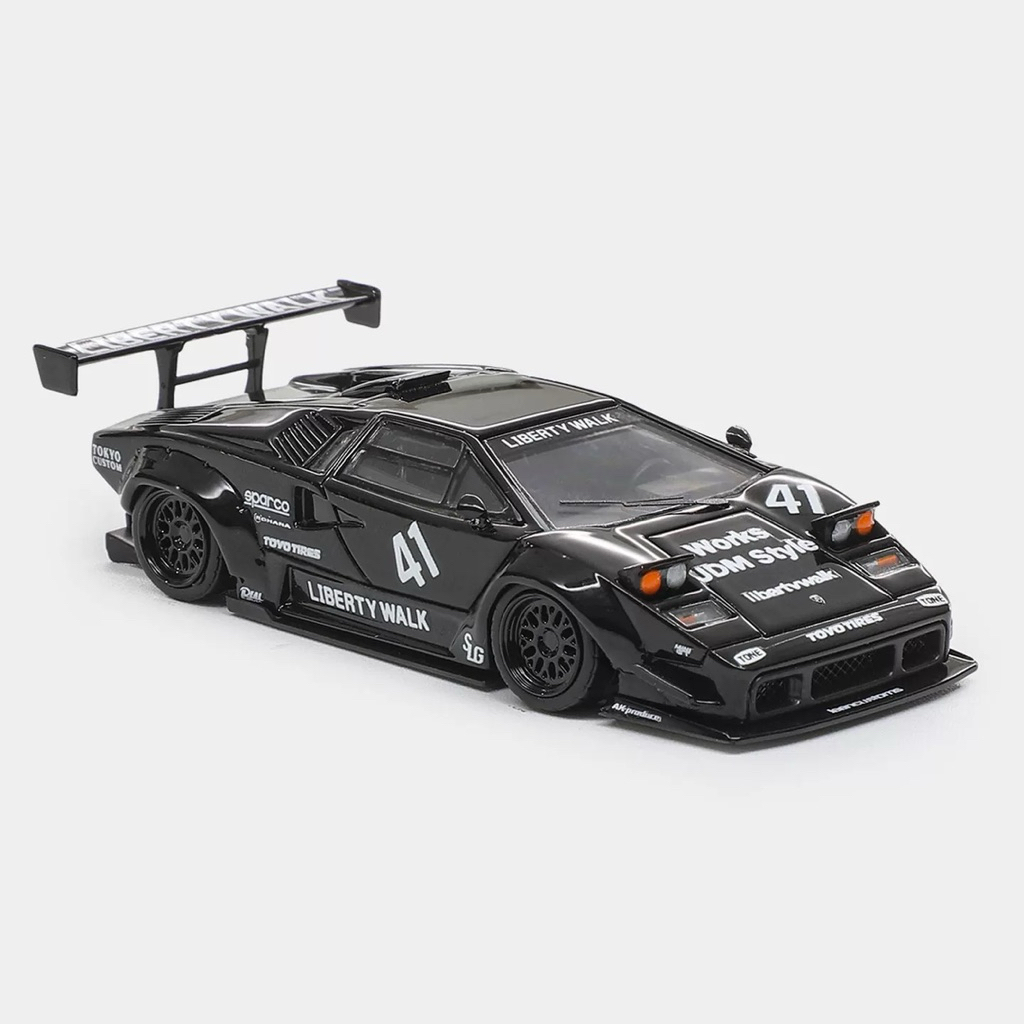 Vision64 1/64 LBWK Lamborghini Countach - Black | Shopee Malaysia
