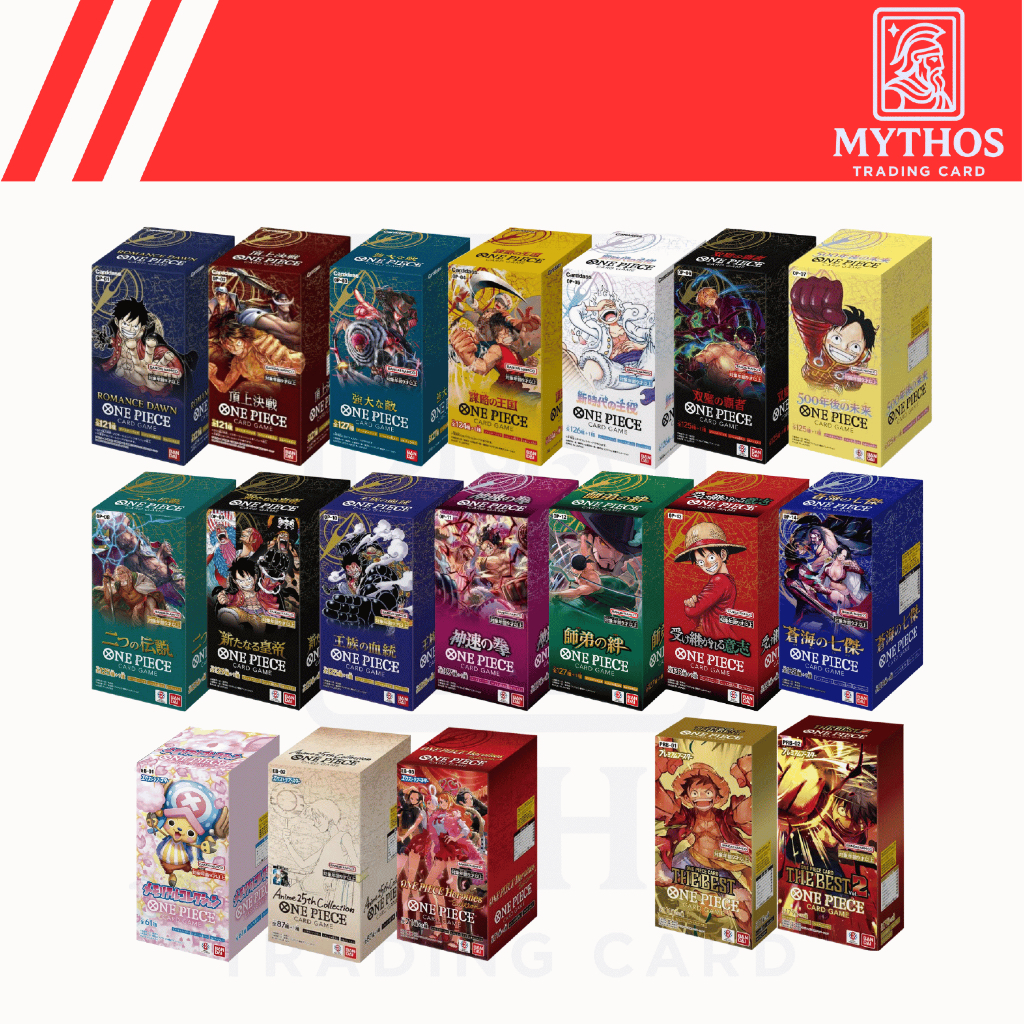 One Piece TCG [Official] Booster Box OP05 / OP07 / OP08 / OP09 / OP012 ...