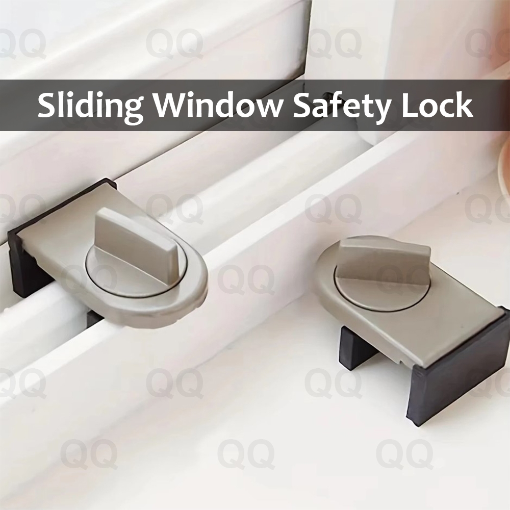 Sliding Window Safety Lock Window Stopper Adjustable Door Sash Lock ...