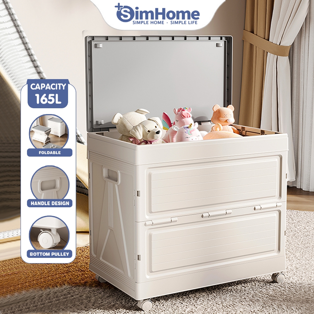 SimHome Large Capacity Kotak Simpan Barang Storage Box Organizer ...