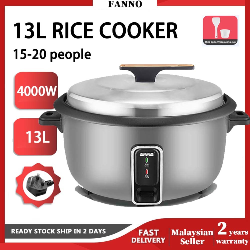 🇲🇾Premium+™ Commercial Rice Cooker 36L/28L/13L Large Capacity Non Stick ...