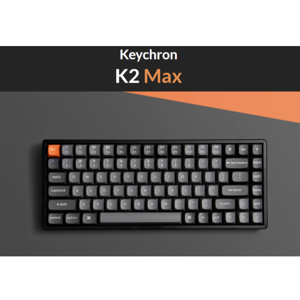 Keychron K2 Max 75% RGB Backlight Hot-Swappable Wireless Mechanical ...