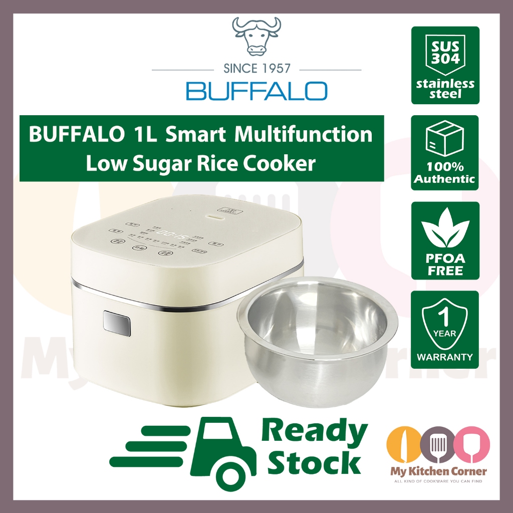 BUFFALO 1L Low Sugar Rice Cooker IH Smart Multifunction Rice Cooker 3 ...