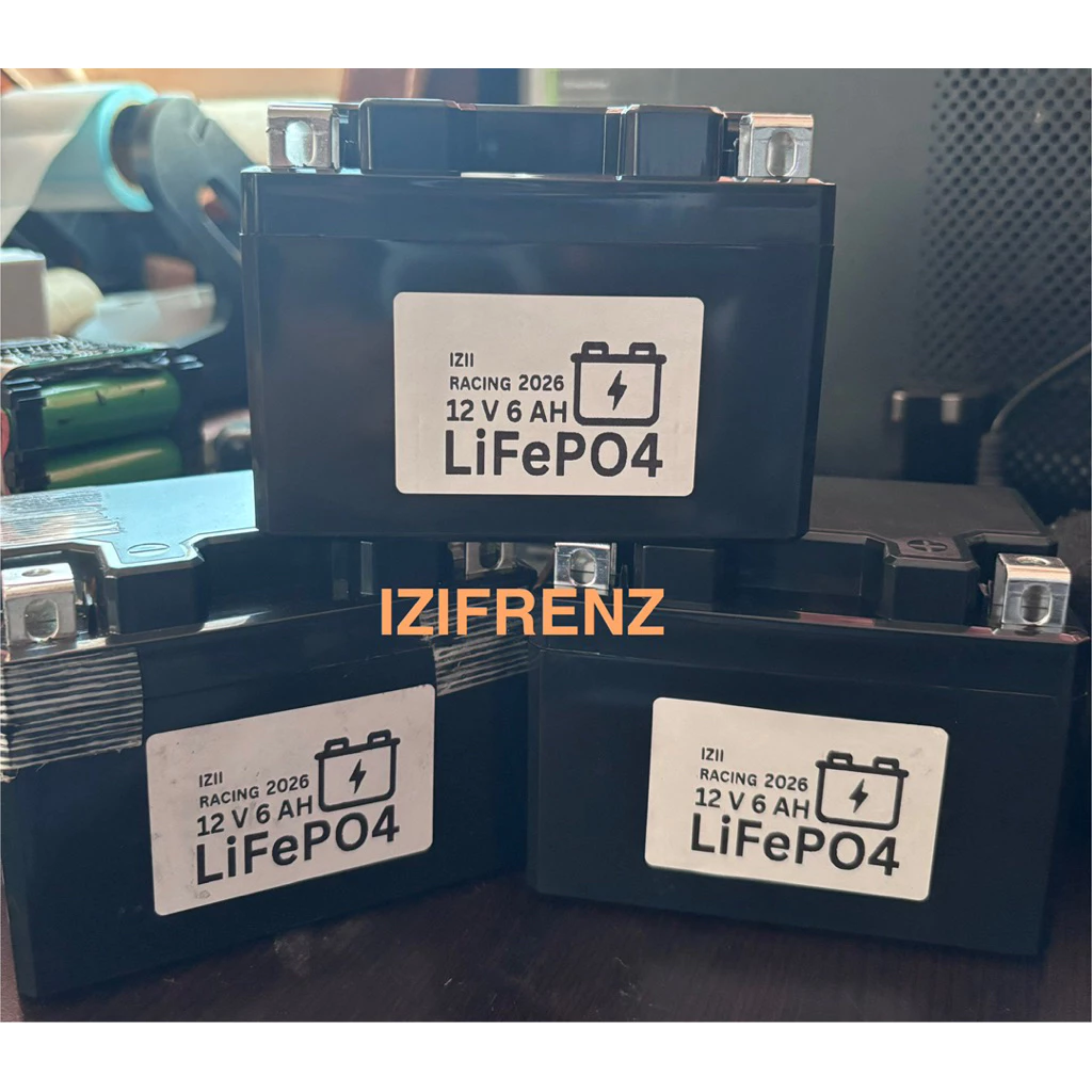 Bateri Motosikal Lifepo4 12v 6Ah
