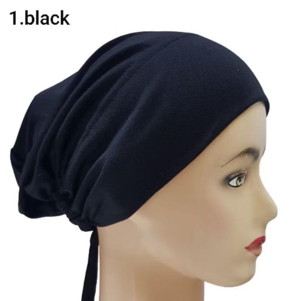 inner snow cap tali dewasa cotton jersey premium soft Dewasa | Shopee ...