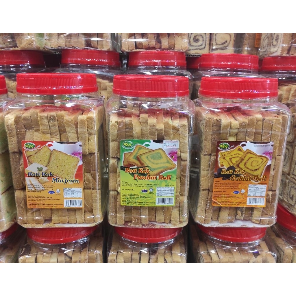 Skico Roti Kok Crispy Biscuit 500g | Shopee Malaysia