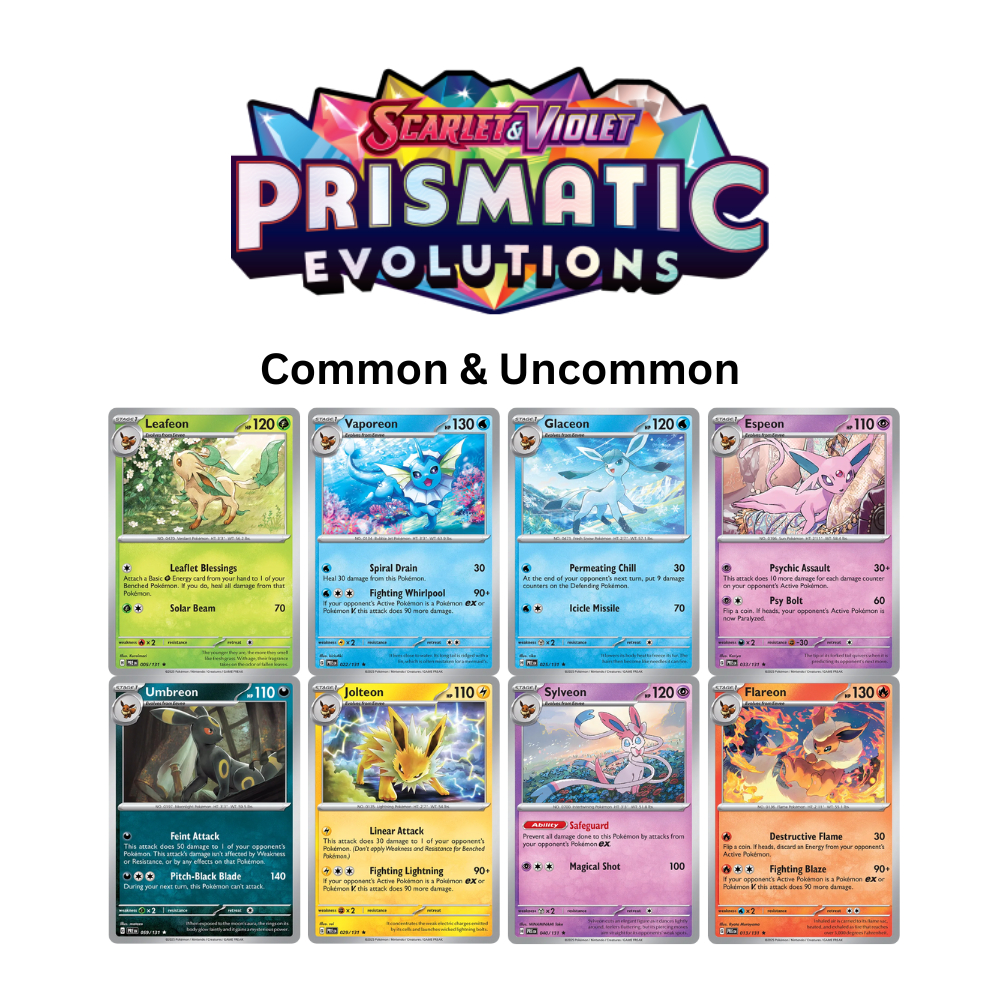 Pokemon Card Playable Singles TCG English Version - Prismatic ...